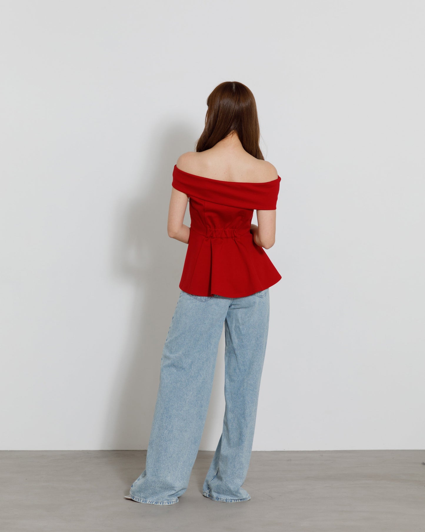 asymmetry ribbon tops