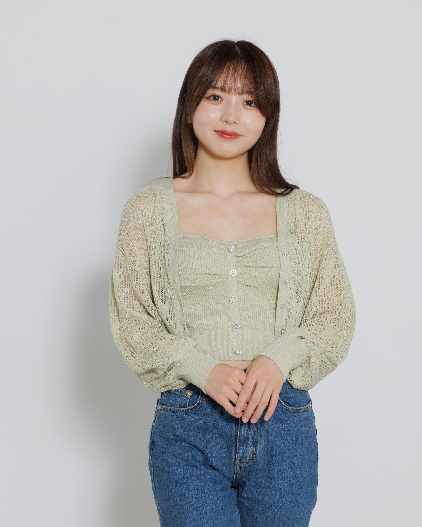 bijou button knit ensemble