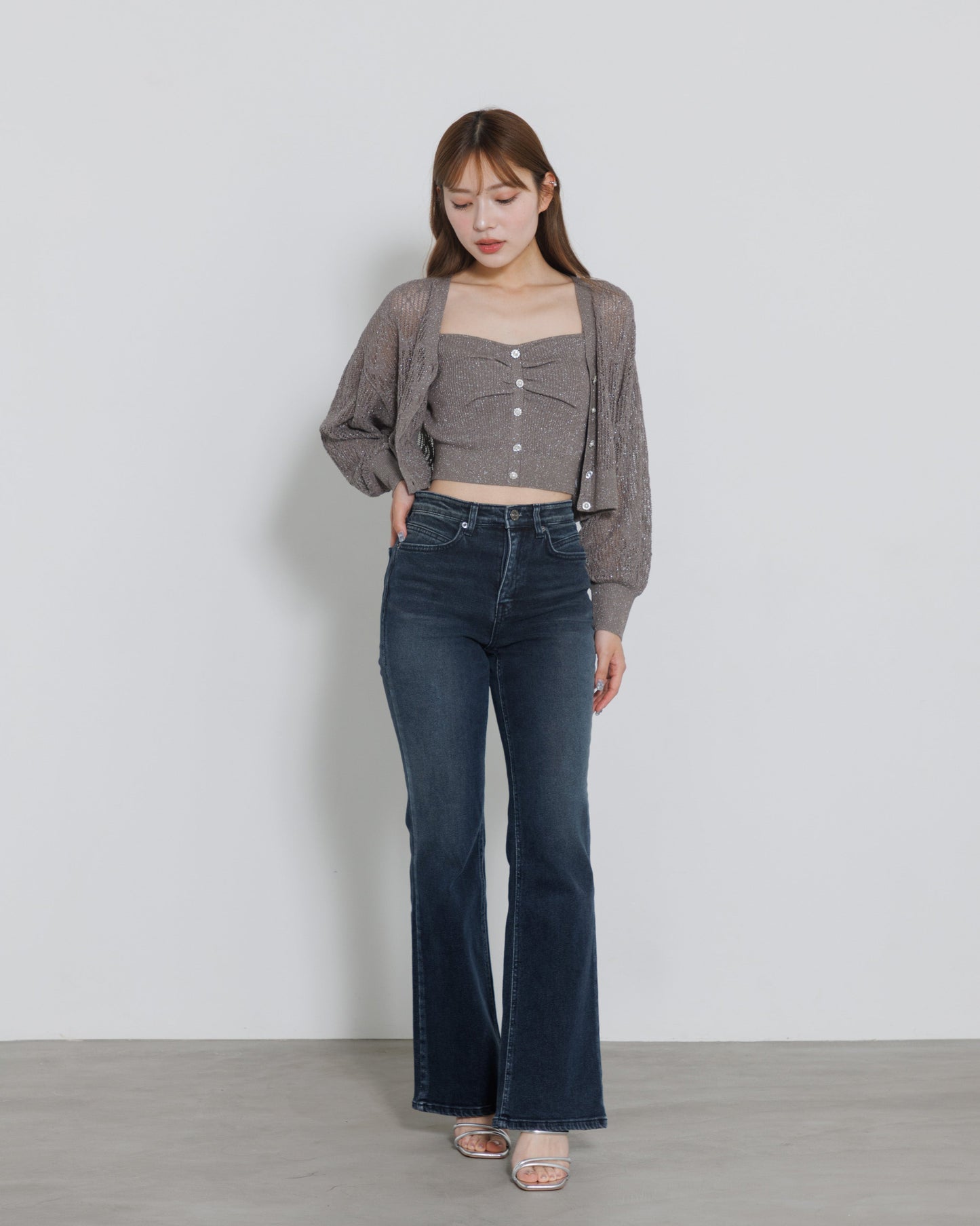 bijou button knit ensemble