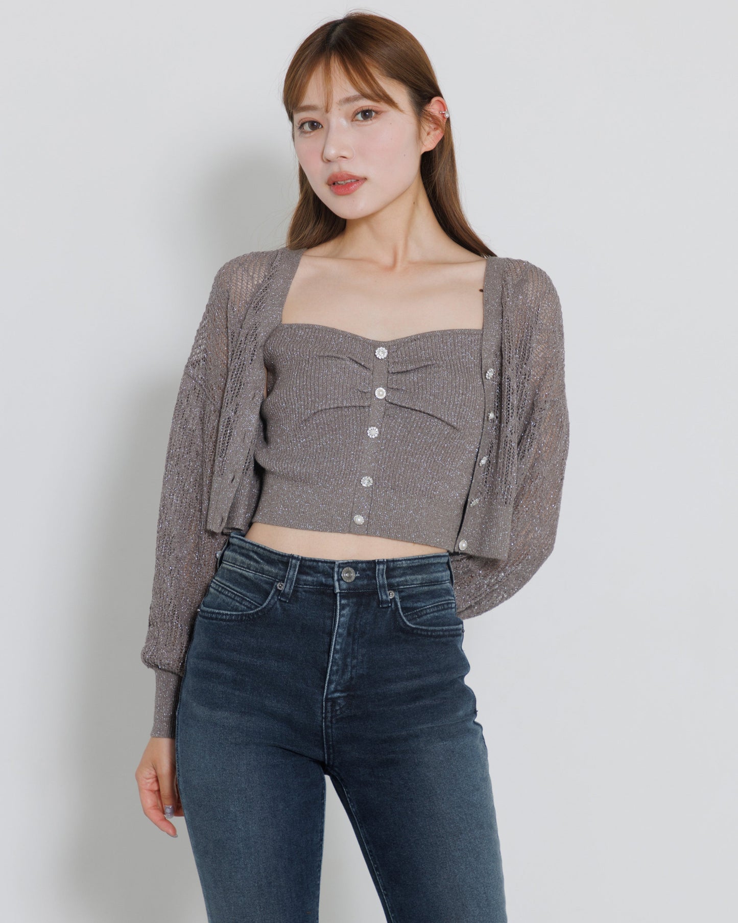 bijou button knit ensemble