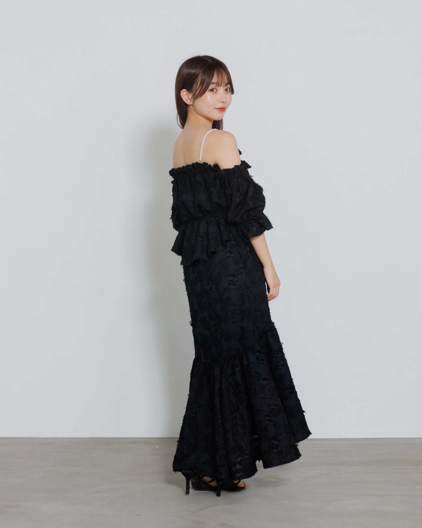 pearl shoulder fringe blouse