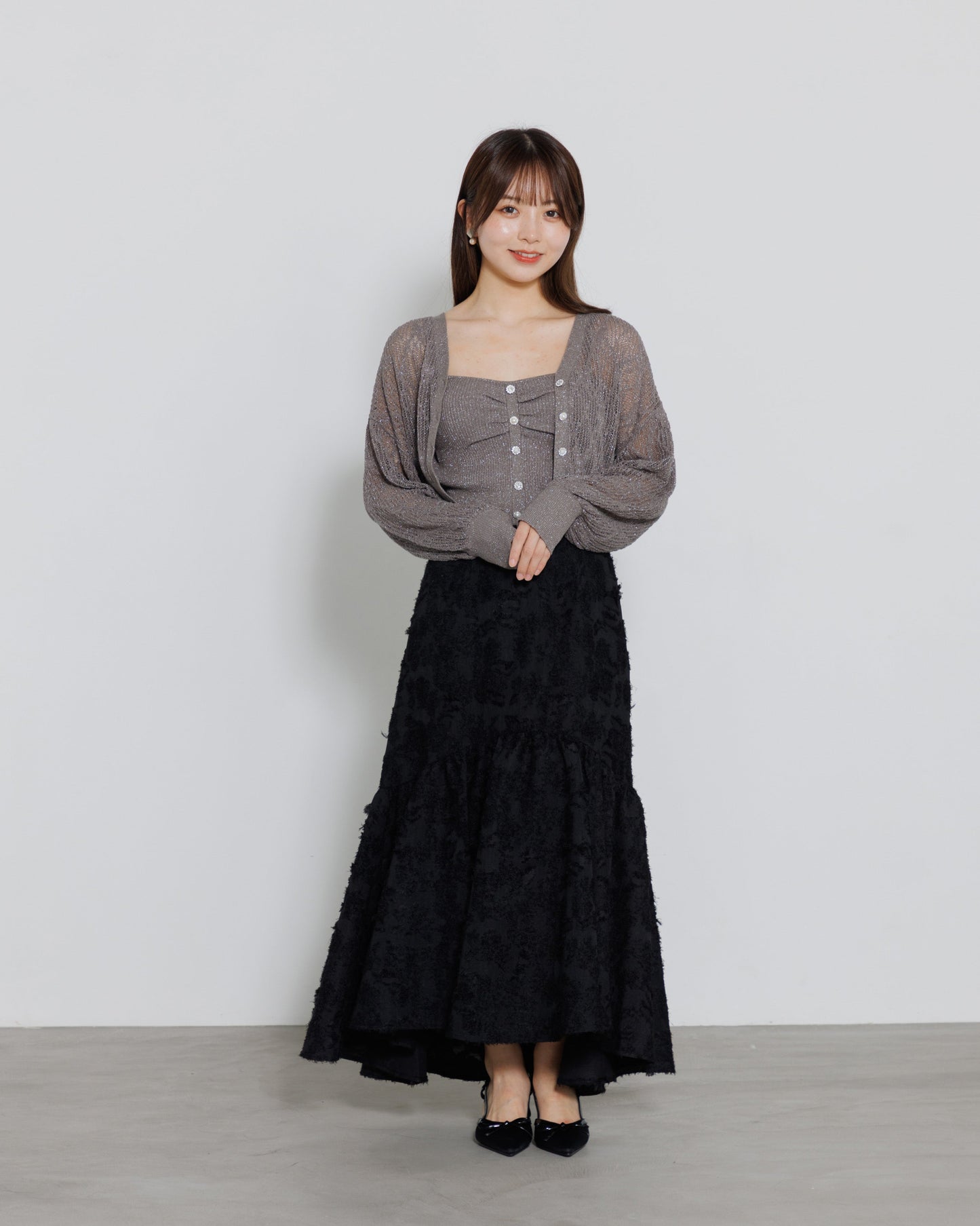 bijou button knit ensemble