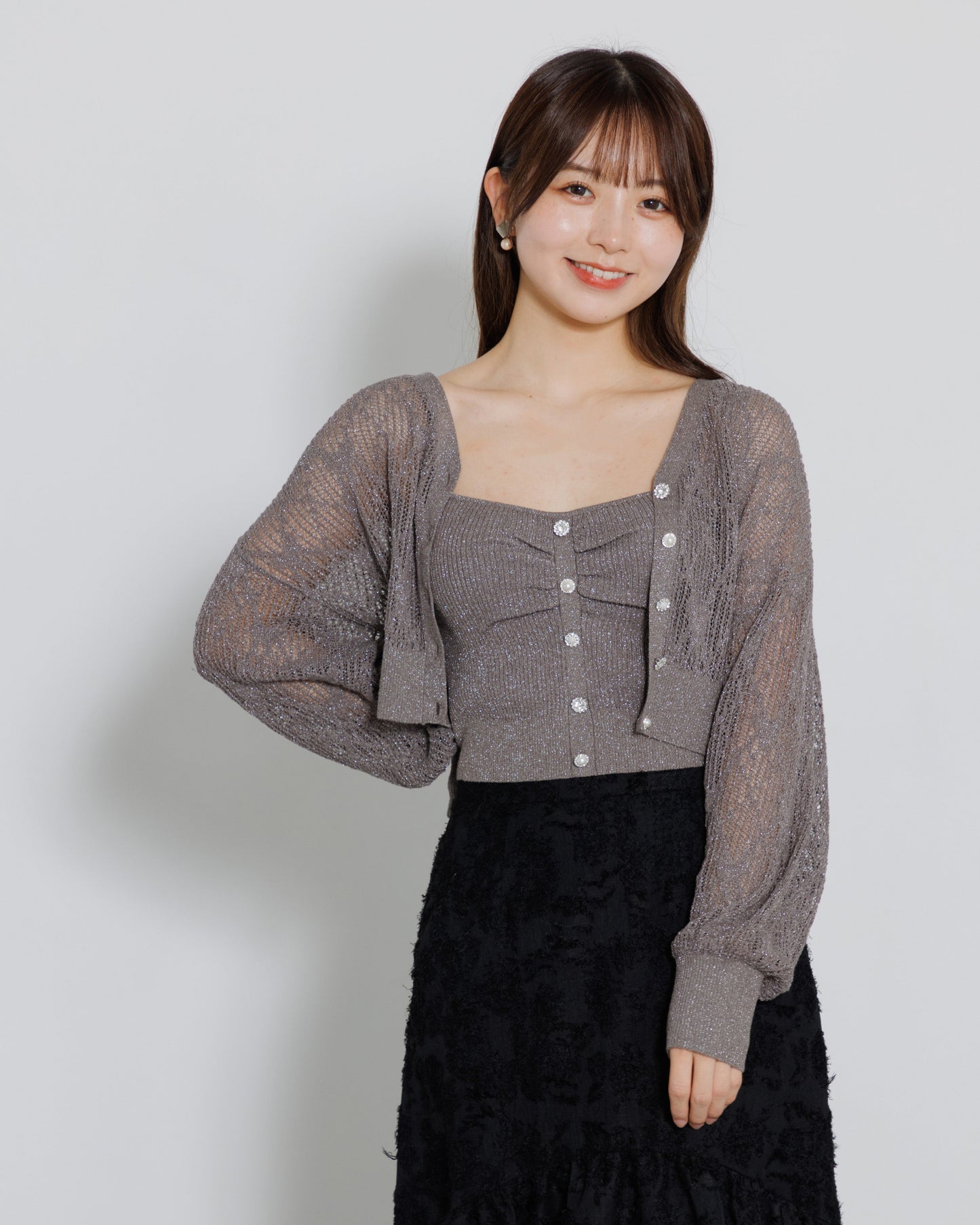 bijou button knit ensemble