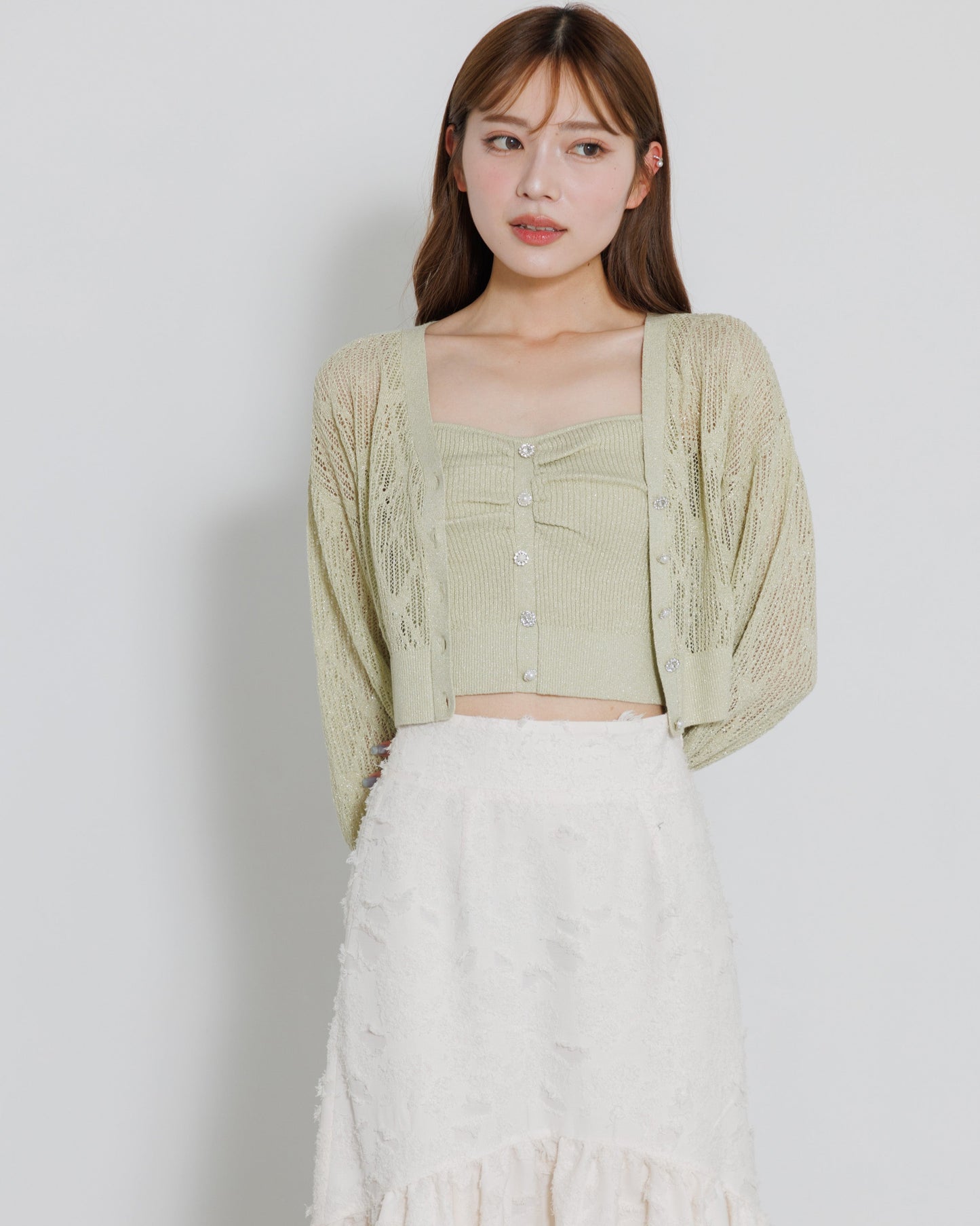 bijou button knit ensemble
