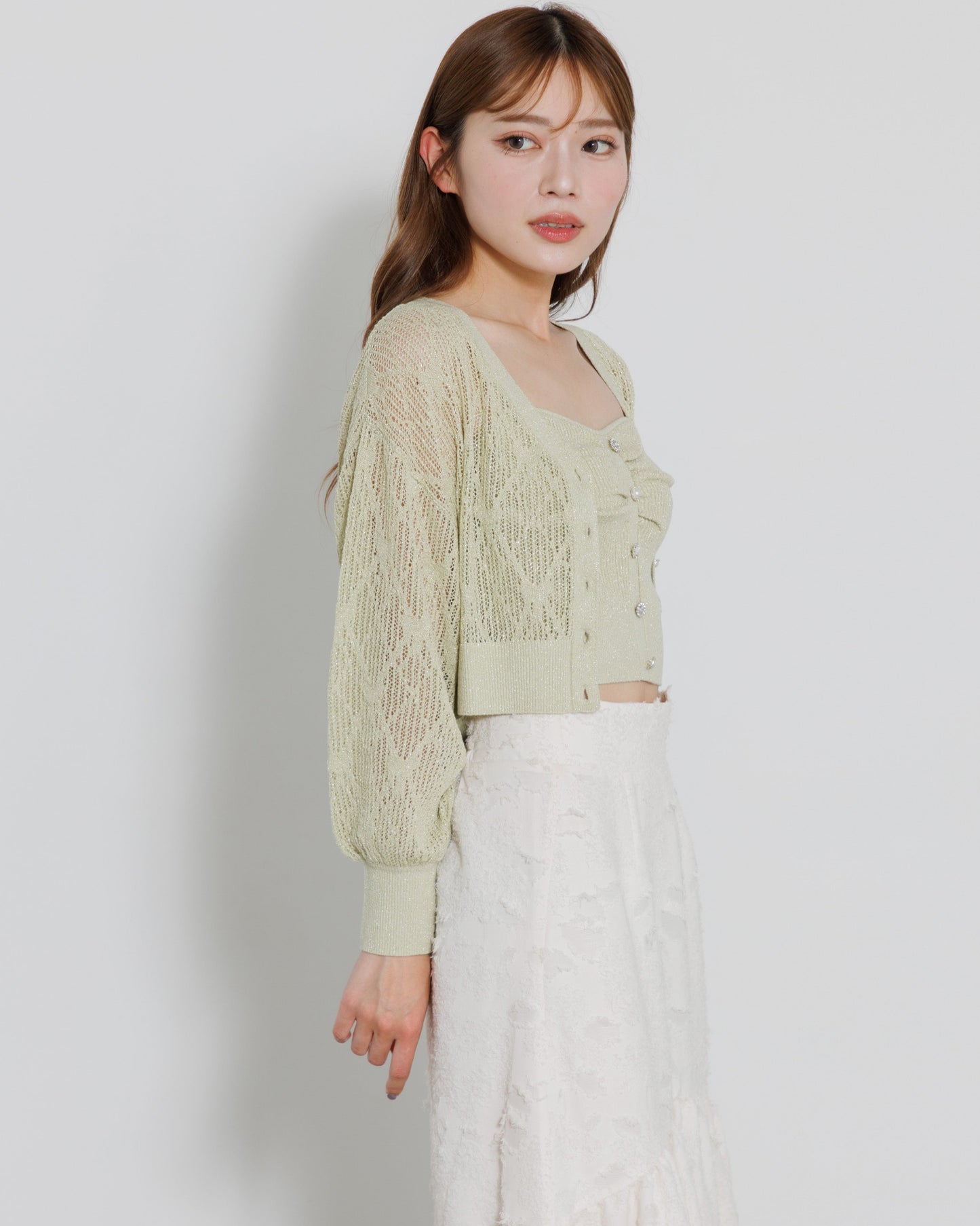 bijou button knit ensemble