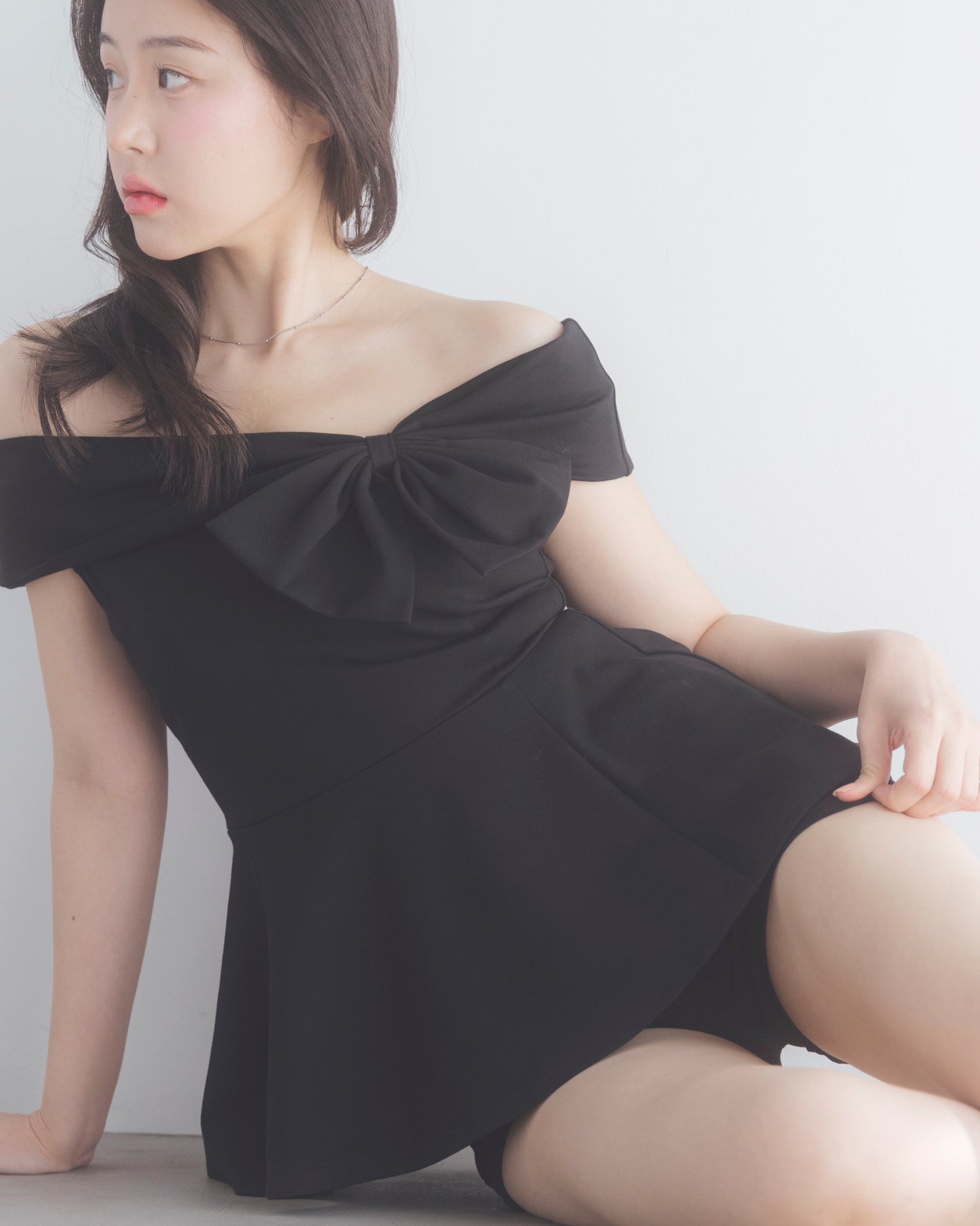 asymmetry ribbon tops