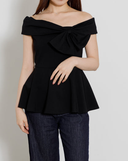 asymmetry ribbon tops