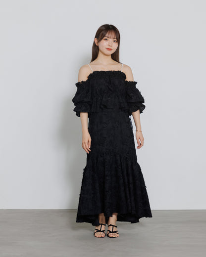 pearl shoulder fringe blouse