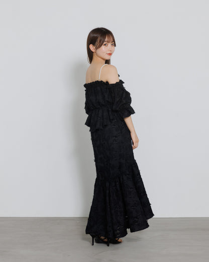 pearl shoulder fringe blouse